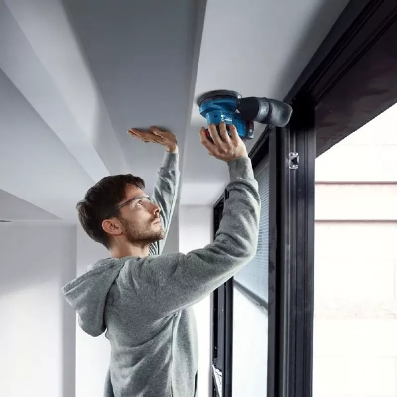 Bosch GEX 185-LI Professional excentrická brúska 10000 OPM modrá