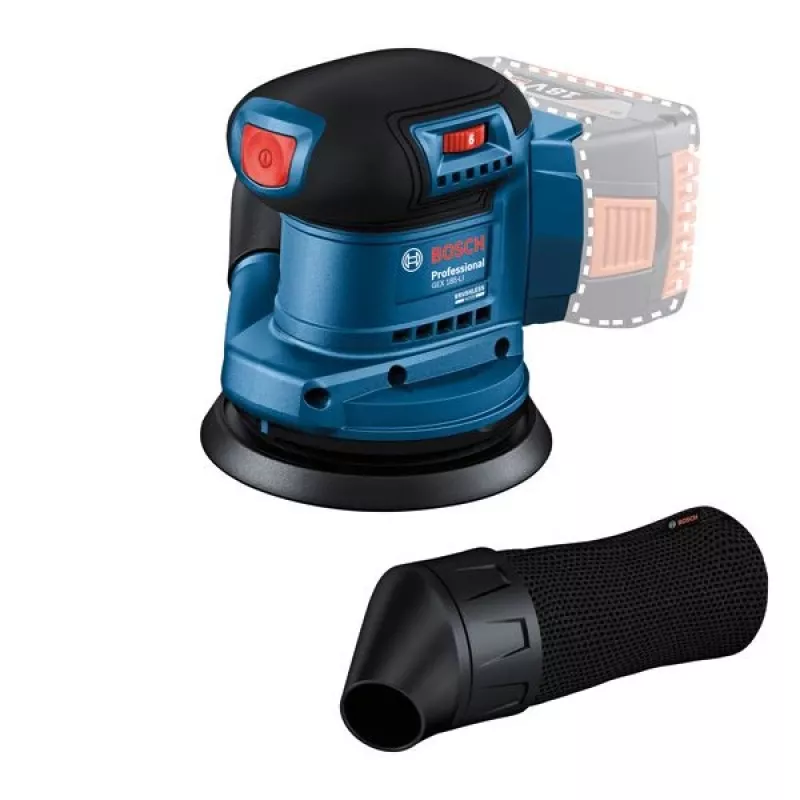 Bosch GEX 185-LI Professional excentrická brúska 10000 OPM modrá