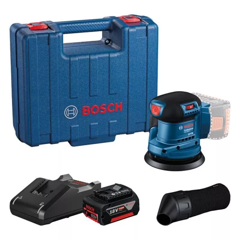Bosch GEX 185-LI Professional excentrická brúska 10000 OPM modrá