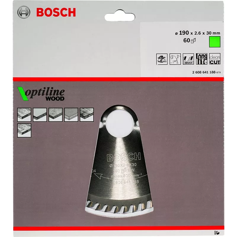 Kotúčové pílové listy Bosch Optiline Wood 2608641188