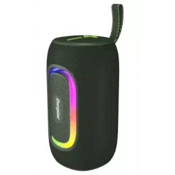 Prenosný/party reproduktor Energizer BTS163 — 16 W RMS, Bluetooth, Li-Ion 1800 mAh, MicroSD, viacfarebné osvetlenie, čierny