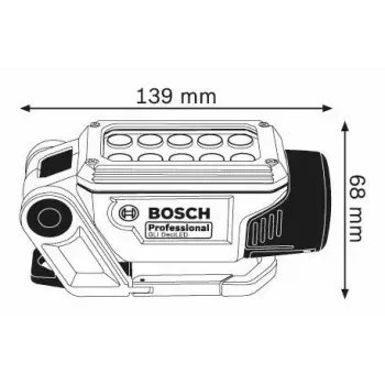 Bosch GLI DeciLED Professional modrá, sivá LED