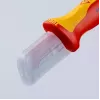 Rezací nôž Knipex 98 55 SB červený žltý pevná čepeľ