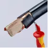Rezací nôž Knipex 98 55 SB červený žltý pevná čepeľ