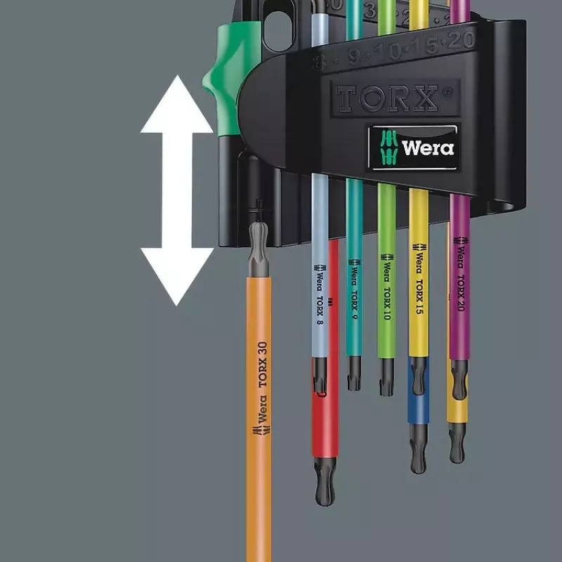L-TORX kľúč Wera 967/9 TX BO