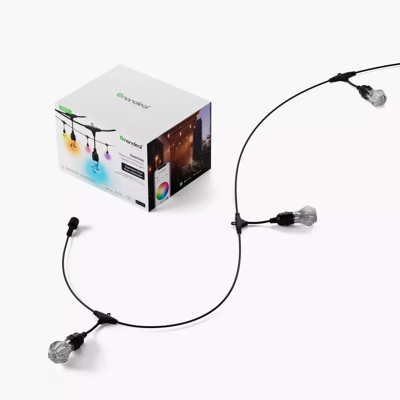 Vonkajšia svetelná reťaz Nanoleaf Essentials NF084E00-20SLO 15 m viacfarebná Matter