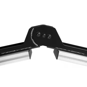 Uhlový nastaviteľný spoj B-Tech BT8390 45° otočenie čierna