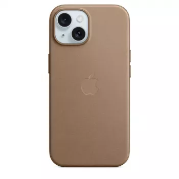 Apple FineWoven puzdro s MagSafe iPhone 15 Taupe