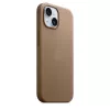 Apple FineWoven puzdro s MagSafe iPhone 15 Taupe