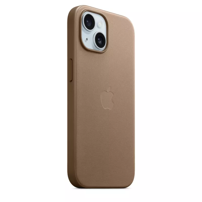 Apple FineWoven puzdro s MagSafe iPhone 15 Taupe