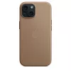 Apple FineWoven puzdro s MagSafe iPhone 15 Taupe
