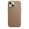 Apple FineWoven puzdro s MagSafe iPhone 15 Taupe