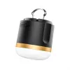 EcoFlow SCLI-B kempingová lampa na batérie, 400 lm, 3600 mAh, vstup USB-C, kryt z ABS+TPR, IP54, čierna/zlatá/biela