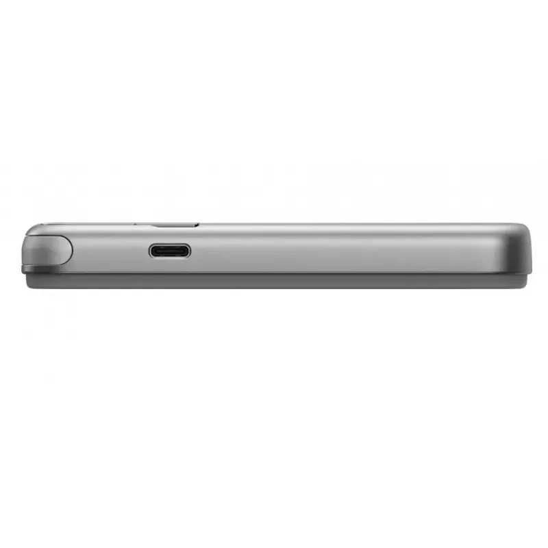 Powerbanka EcoFlow Rapid 5000 (lithium-ión 5000 mAh, PD rýchle nabíjanie, 30 W celkom, bezdrôtové, USB-C, strieborná)