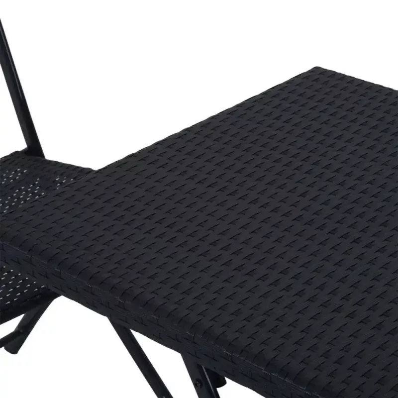 Záhradná súprava Extralink L-0201P — 2 stoličky a čierny stôl