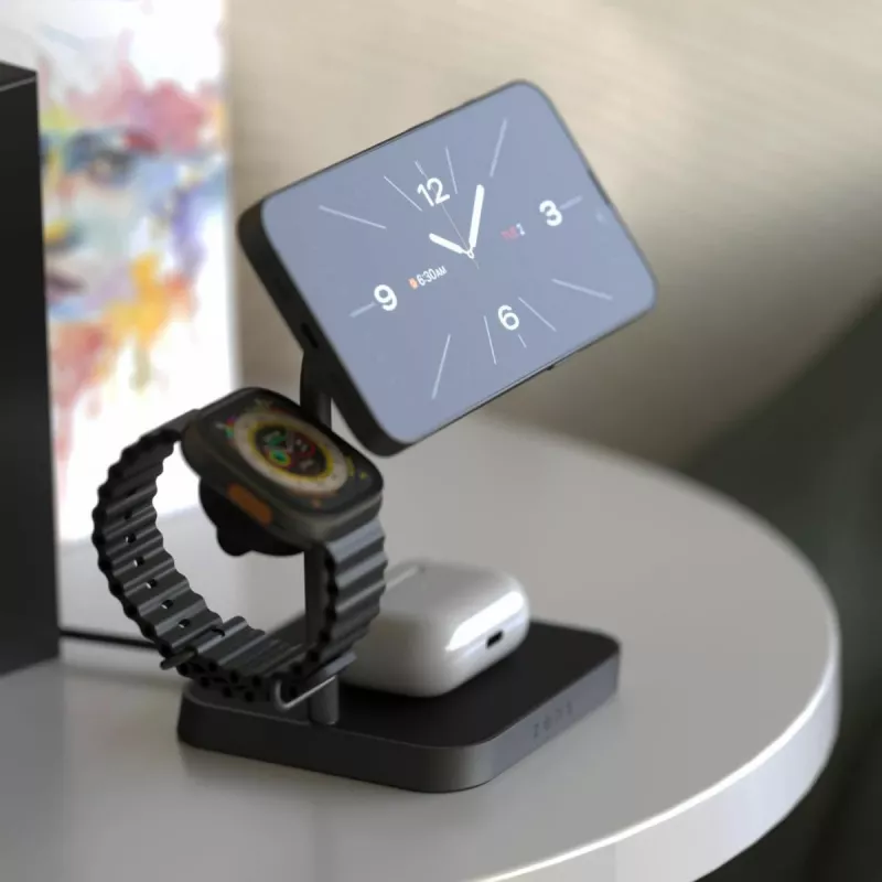 ZENS Office Charger Pro 3 čierna bezdrôtové rýchlonabíjanie interiérové AC