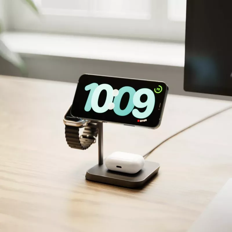 ZENS Office Charger Pro 3 čierna bezdrôtové rýchlonabíjanie interiérové AC