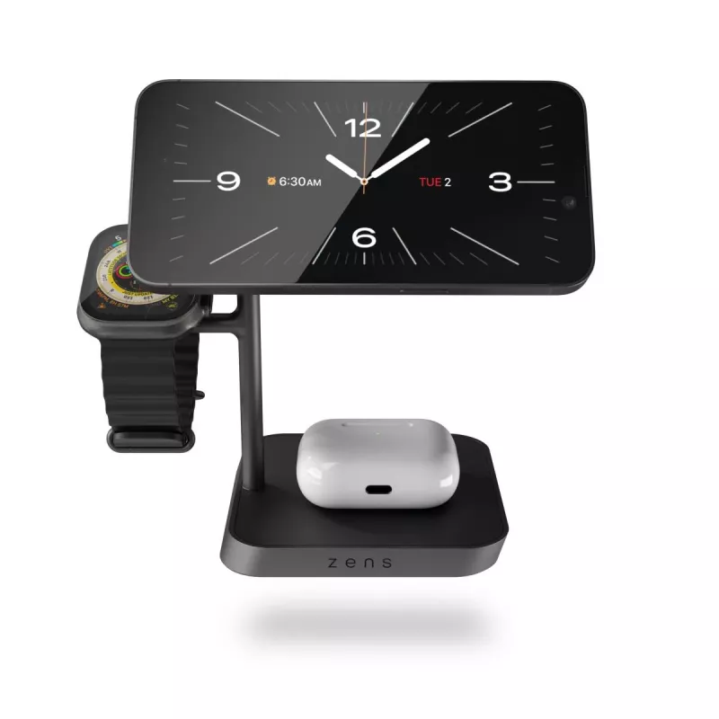 ZENS Office Charger Pro 3 čierna bezdrôtové rýchlonabíjanie interiérové AC