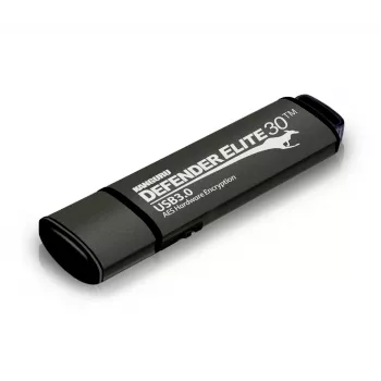 Kanguru Defender Elite30™ USB 3.0 16GB | bezpečný flash pamäťový kľúč | FIPS 197 certifikované, 256-bit AES hardvérové šifrovanie (XTS mód) | TAA-konformné |