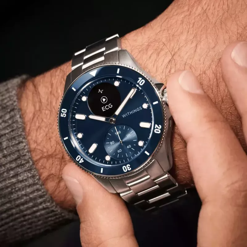 Smartwatch Withings ScanWatch Nova nerezová oceľ