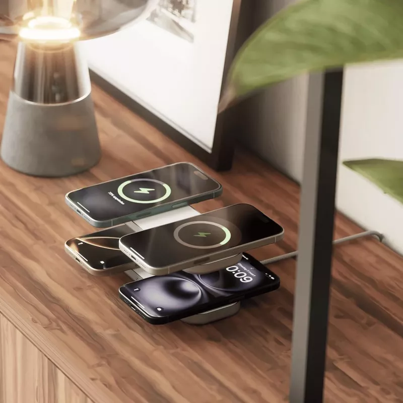 ZENS Quattro Wireless Charger Pro 4 biela
