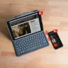 ZAGG Pro Keys bezdrôtové puzdro s klávesnicou pre iPad 10,9 (10. generácia) / iPad 11 (A16) s držiakom na Apple Pencil, britské rozloženie, čierne/sivé