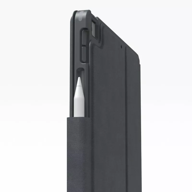 ZAGG Pro Keys bezdrôtové puzdro s klávesnicou pre iPad 10,9 (10. generácia) / iPad 11 (A16) s držiakom na Apple Pencil, britské rozloženie, čierne/sivé