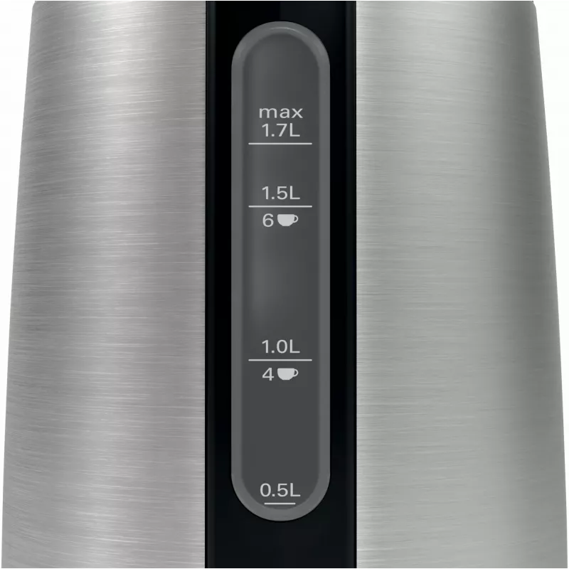 Bosch TWK3P420 kanvica 1,7 l 2400 W čierna, nerez