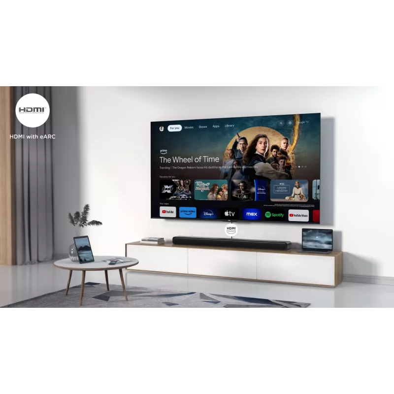 TCL S S45H Class 2.0-kanálový soundbar s Dolby Atmos, DTS Virtual:X a Bluetooth streamovaním hudby