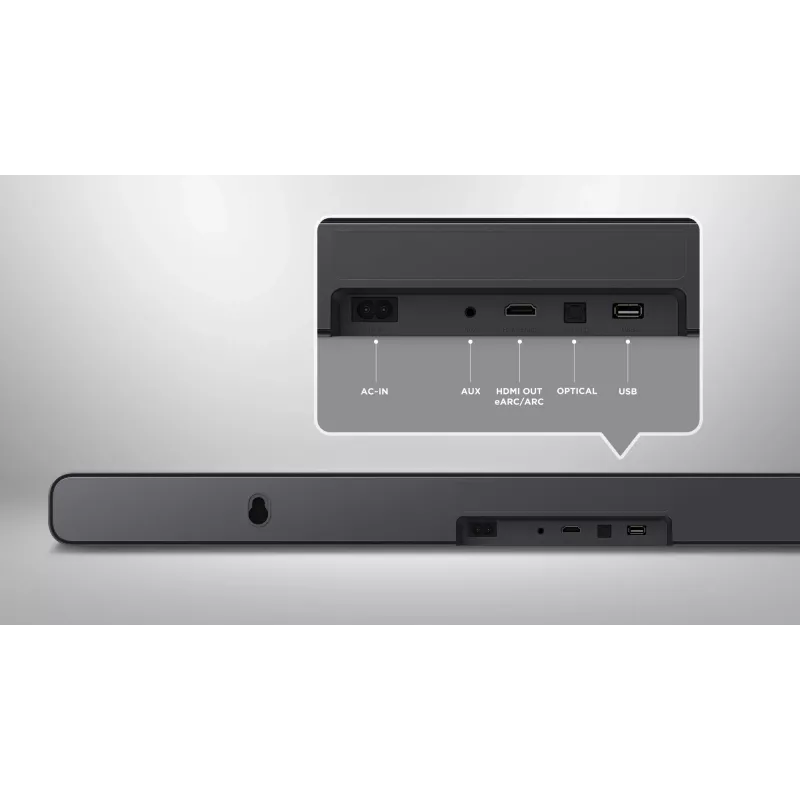 TCL S S45H Class 2.0-kanálový soundbar s Dolby Atmos, DTS Virtual:X a Bluetooth streamovaním hudby