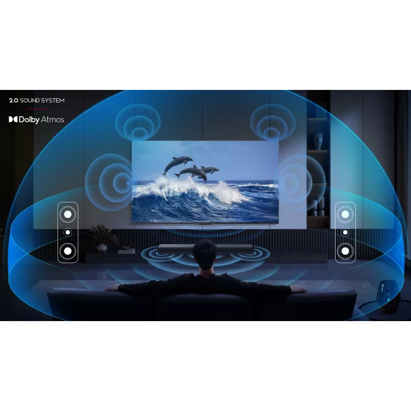 TCL S S45H Class 2.0-kanálový soundbar s Dolby Atmos, DTS Virtual:X a Bluetooth streamovaním hudby