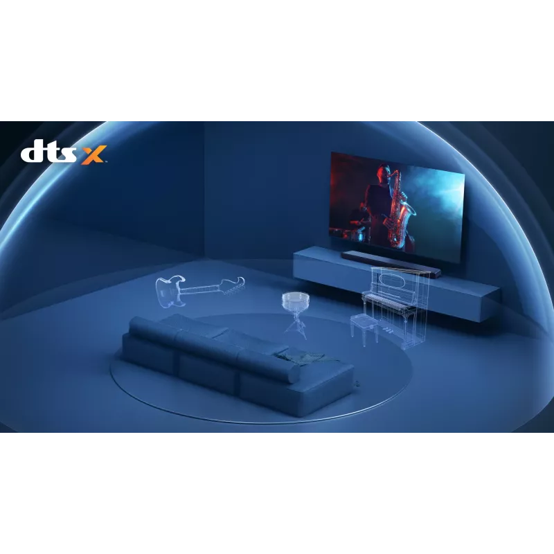 TCL S S45H Class 2.0-kanálový soundbar s Dolby Atmos, DTS Virtual:X a Bluetooth streamovaním hudby