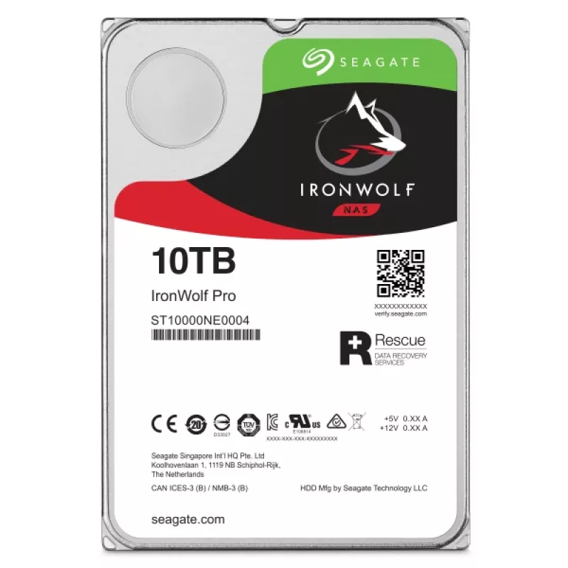 Seagate IronWolf Pro ST10000NT001 interný pevný disk 10 TB 7200 RPM 256 MB 3,5 palca Serial ATA III