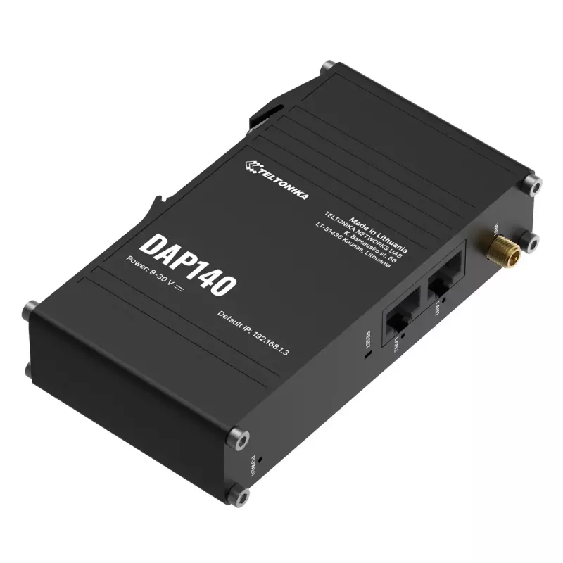 Bezdrôtový prístupový bod Teltonika DAP140 300 Mbit/s PoE čierny