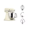 Kuchynský robot KITCHENAID 5KSM125EAC — 300 W, 4,8 l misa, 10 rýchlostí, krémová