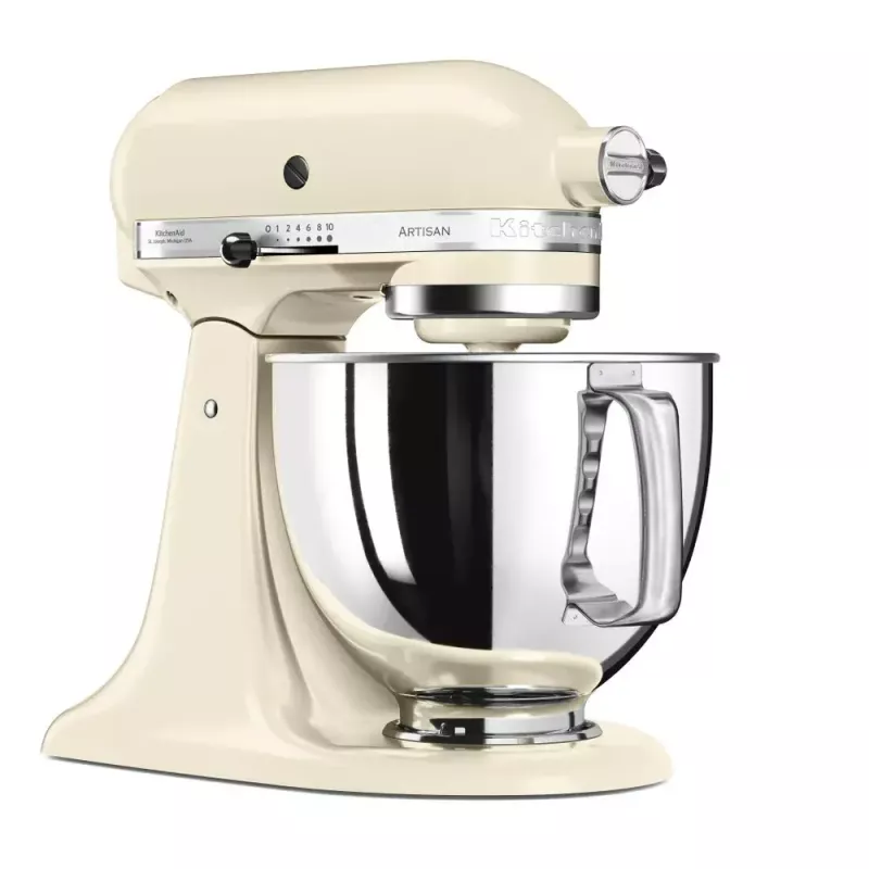 Kuchynský robot KITCHENAID 5KSM125EAC — 300 W, 4,8 l misa, 10 rýchlostí, krémová