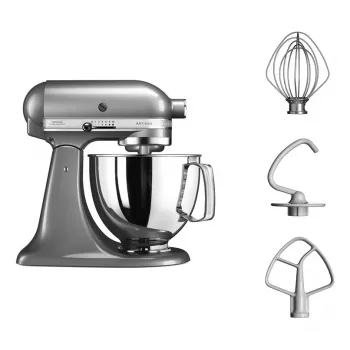 KitchenAid 5KSM125ECU kuchynský robot 300 W strieborný