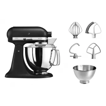 KitchenAid Artisan kuchynský robot 300 W čierny
