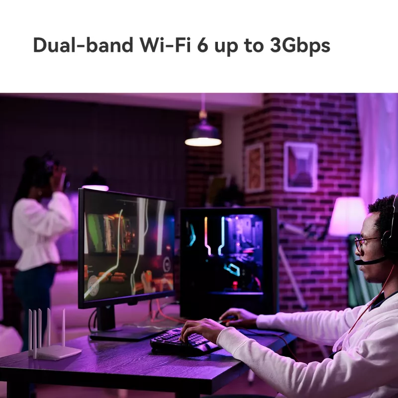 Imou HX21 WLAN router Gigabit Ethernet Dual-Band (2,4 GHz / 5 GHz) biely