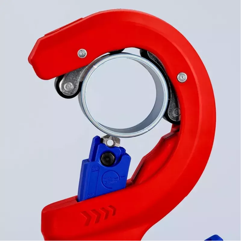 Knipex DP50 90 23 01 BK rezač rúr, červený/modrý
