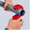 Knipex DP50 90 23 01 BK rezač rúr, červený/modrý
