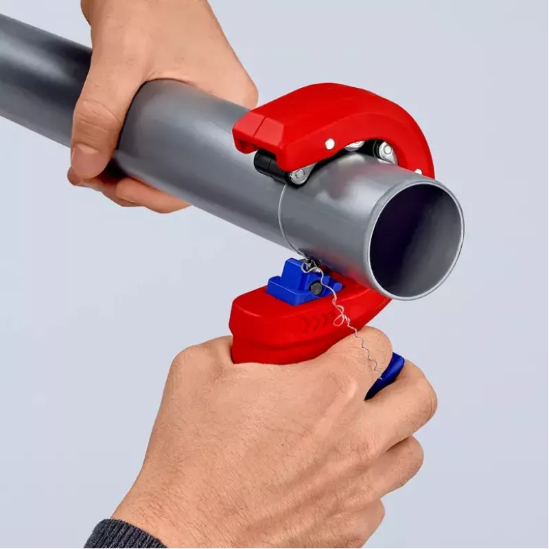 Knipex DP50 90 23 01 BK rezač rúr, červený/modrý