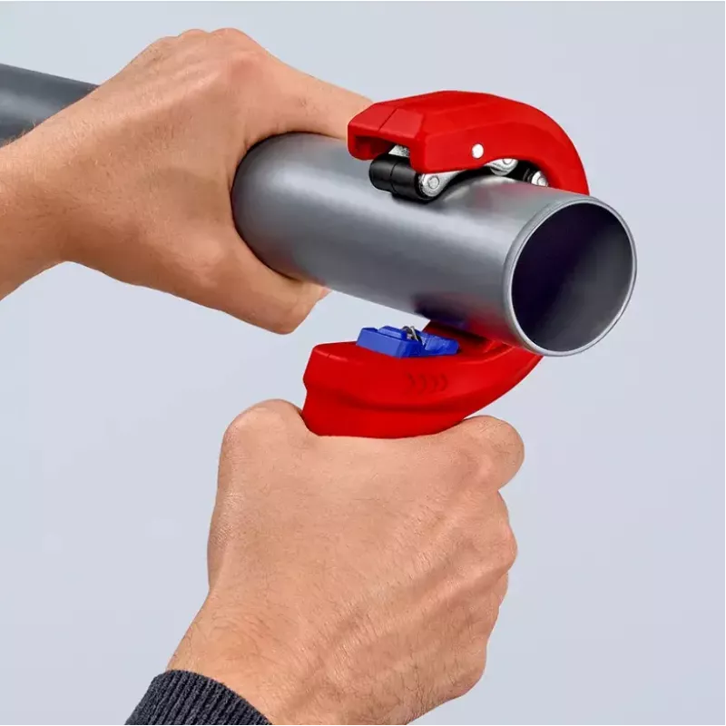 Knipex DP50 90 23 01 BK rezač rúr, červený/modrý