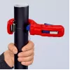 Knipex DP50 90 23 01 BK rezač rúr, červený/modrý