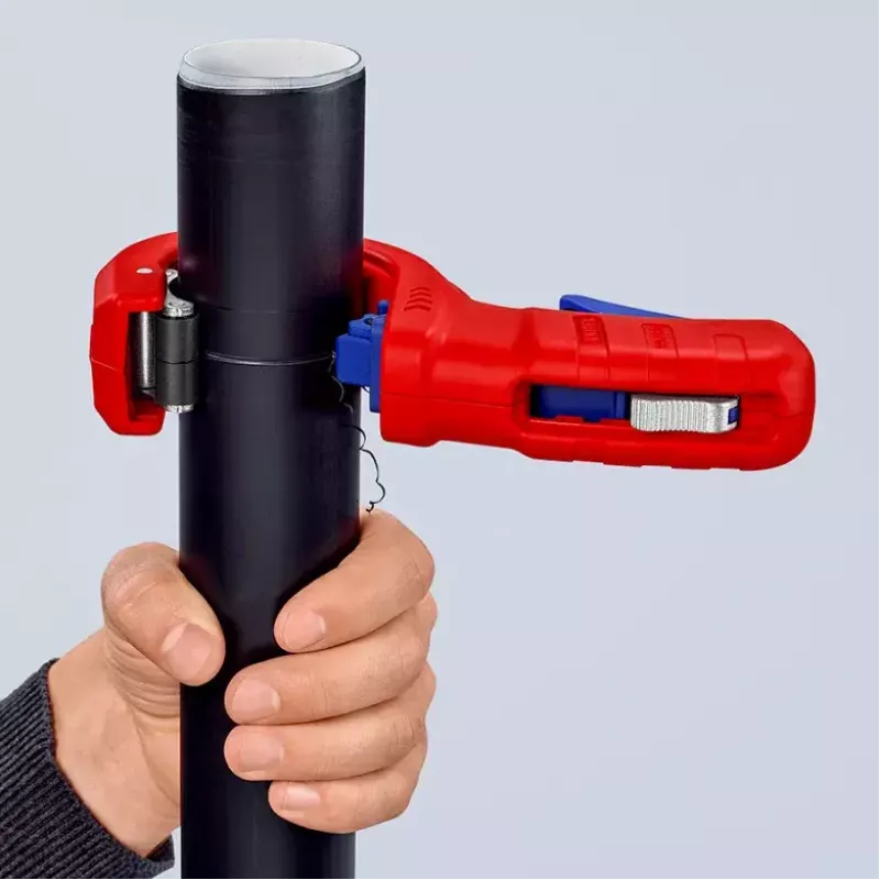 Knipex DP50 90 23 01 BK rezač rúr, červený/modrý