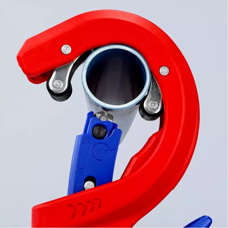 Knipex DP50 90 23 01 BK rezač rúr, červený/modrý