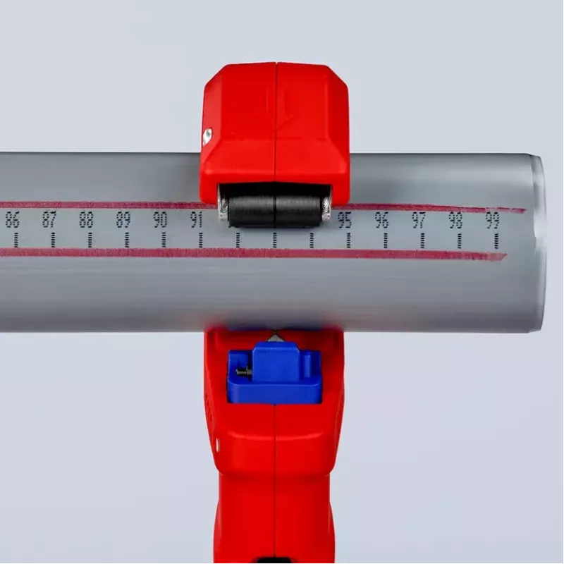 Knipex DP50 90 23 01 BK rezač rúr, červený/modrý