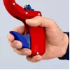 Knipex DP50 90 23 01 BK rezač rúr, červený/modrý