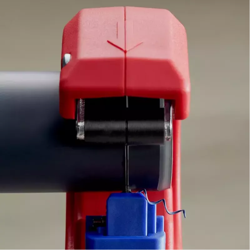 Knipex DP50 90 23 01 BK rezač rúr, červený/modrý