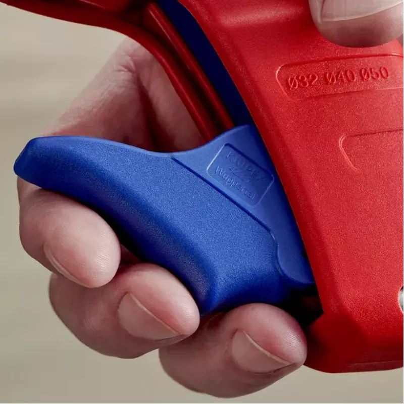 Knipex DP50 90 23 01 BK rezač rúr, červený/modrý